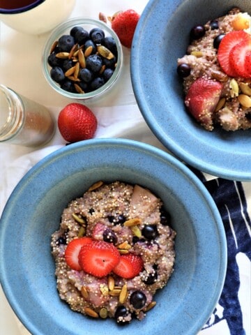 Quinoa Berry Breakfast Bowl Instant Pot