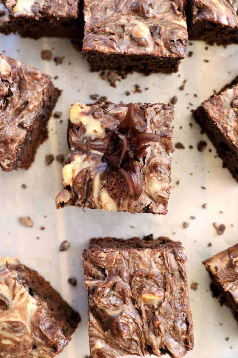 Gluten Free Cream Cheese Brownies Green Scheme